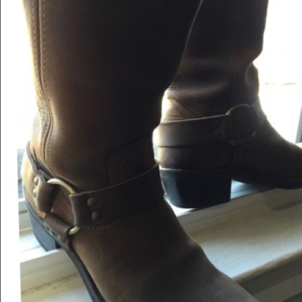 Frye Harness Boots Size 8